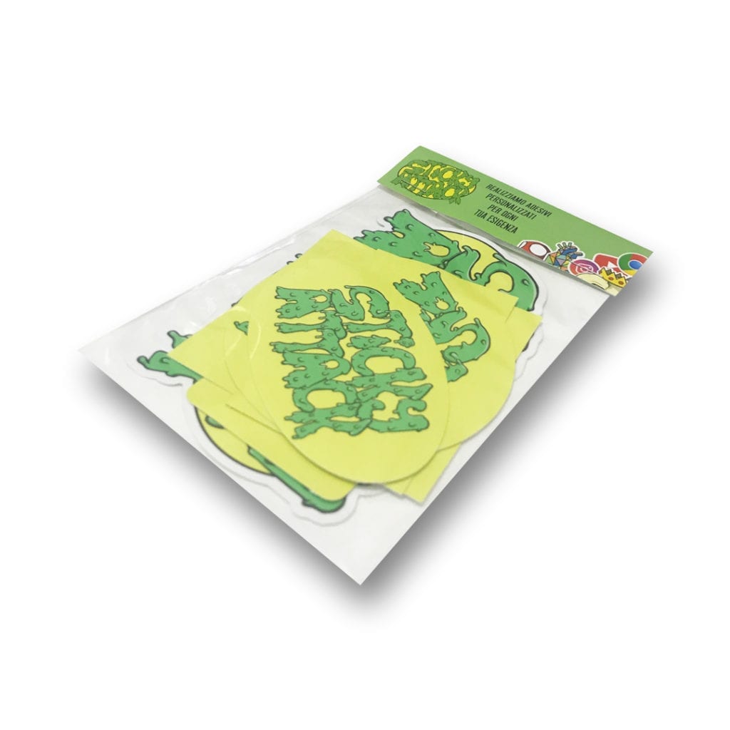 StickyAttack sample pack with different materials and finishes
