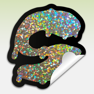 Personalized Glitter Stickers
