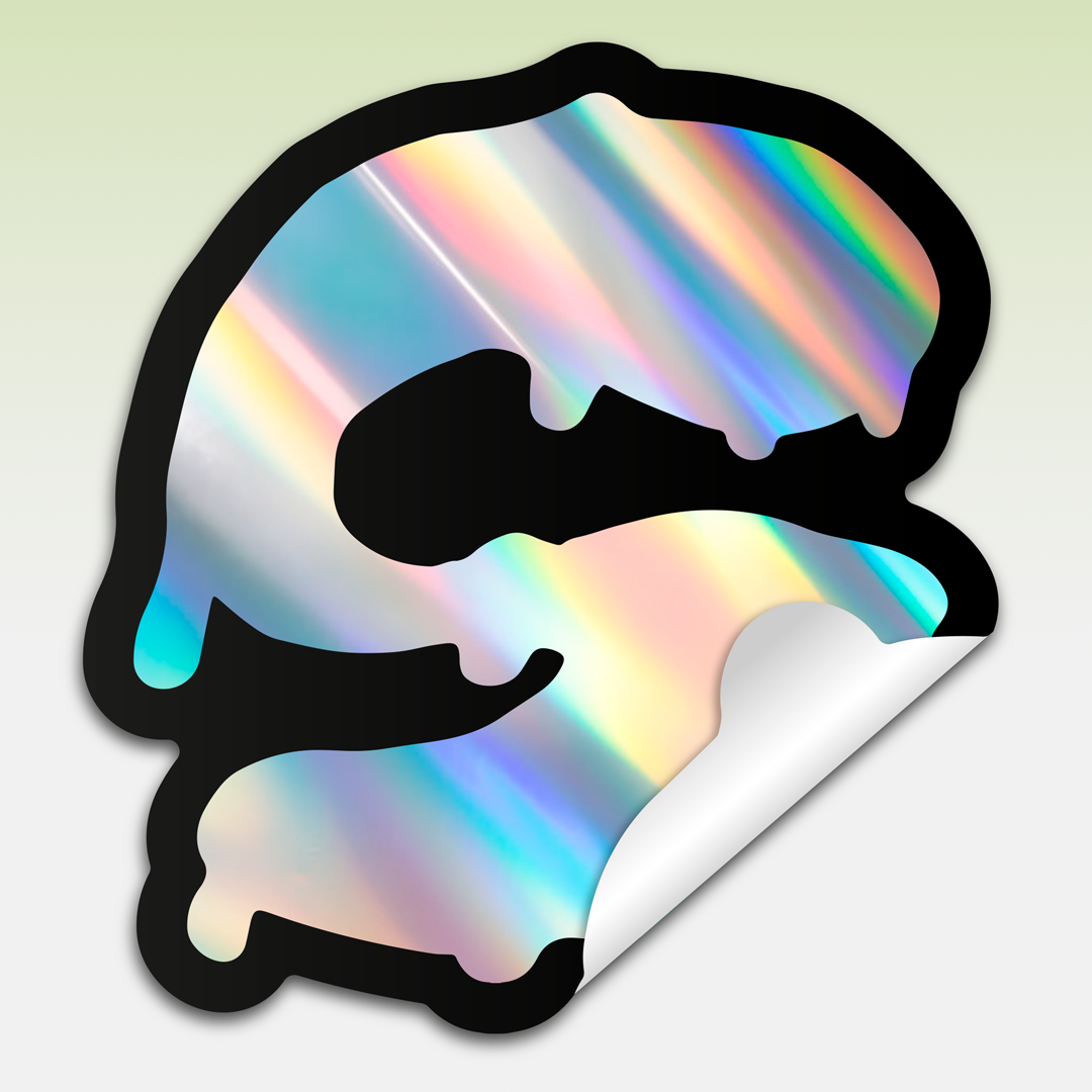 personalized holographic stickers