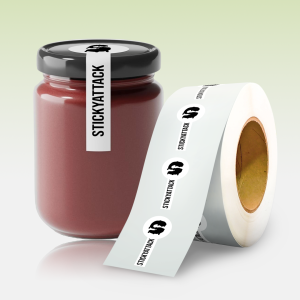 Personalized guarantee seal applied to a package