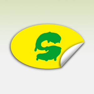 StickyAttack Personalized Oval Stickers