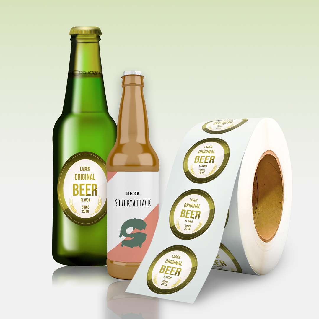 StickyAttack Custom Craft Beer Bottle Labels