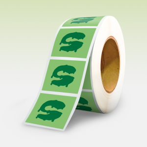StickyAttack personalized square adhesive labels