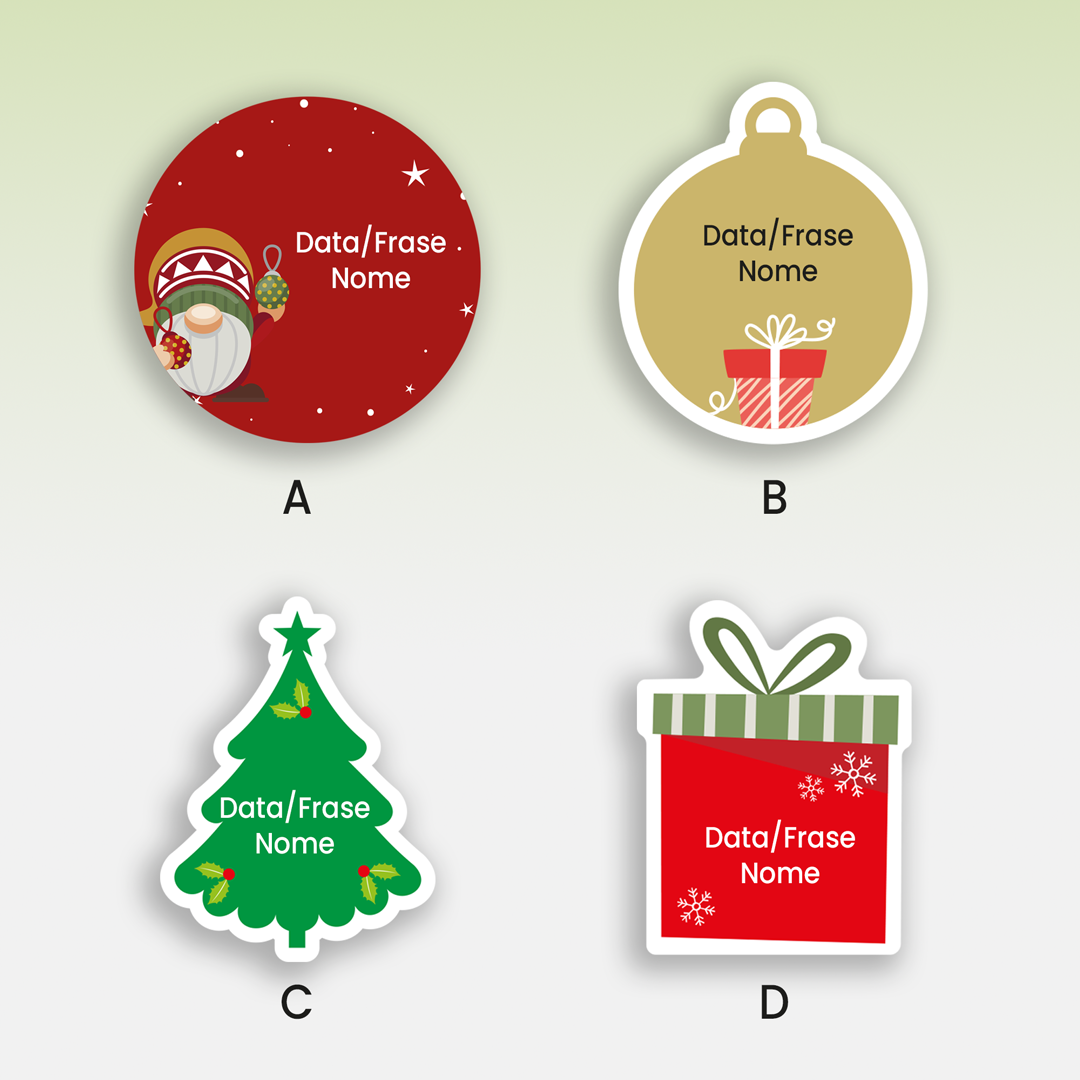 Personalized Christmas labels