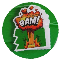 Round custom stickers