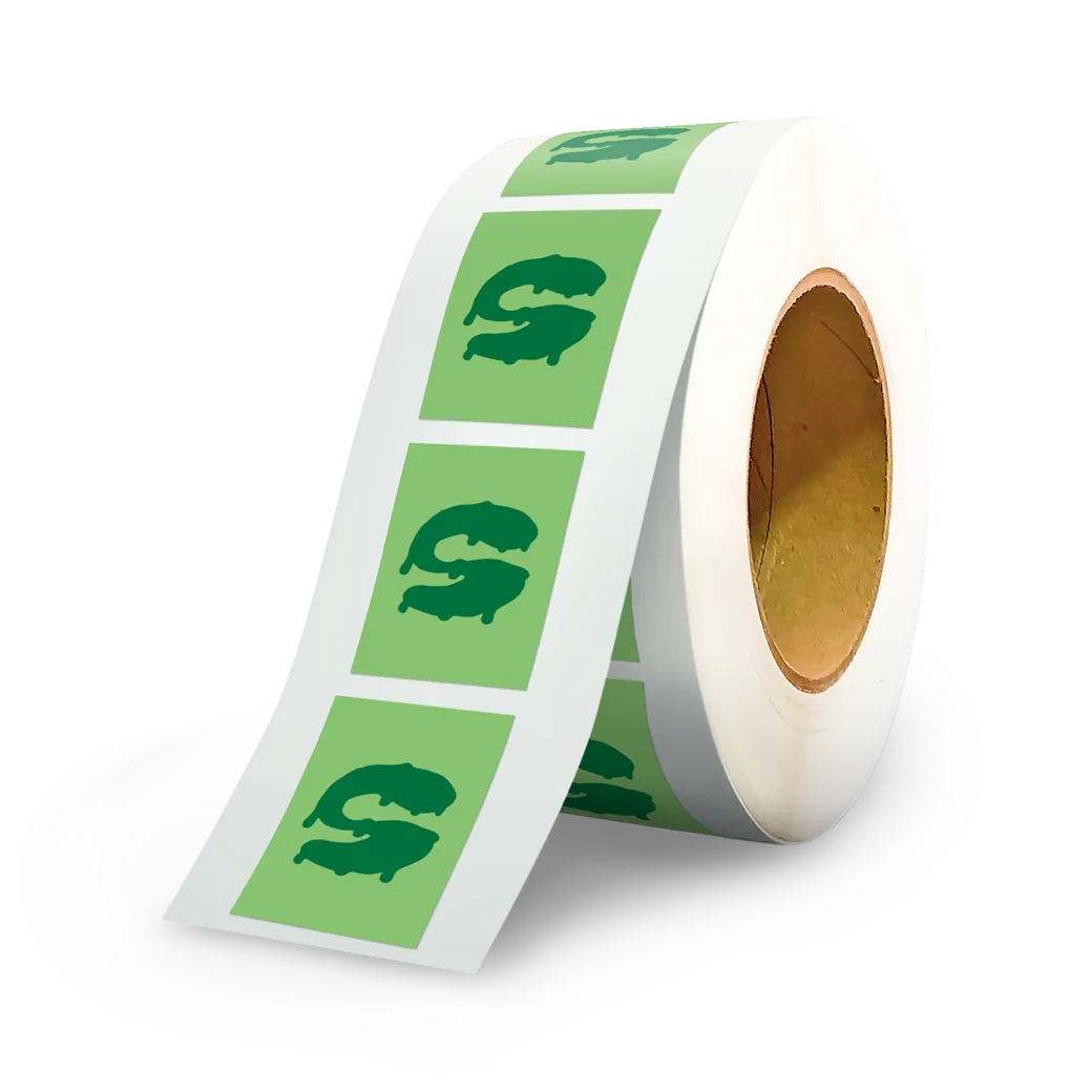 Rectangular custom adhesive labels