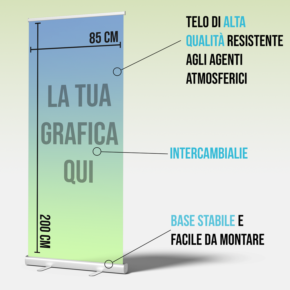 Economy Roll-up 85x200 - Image 2