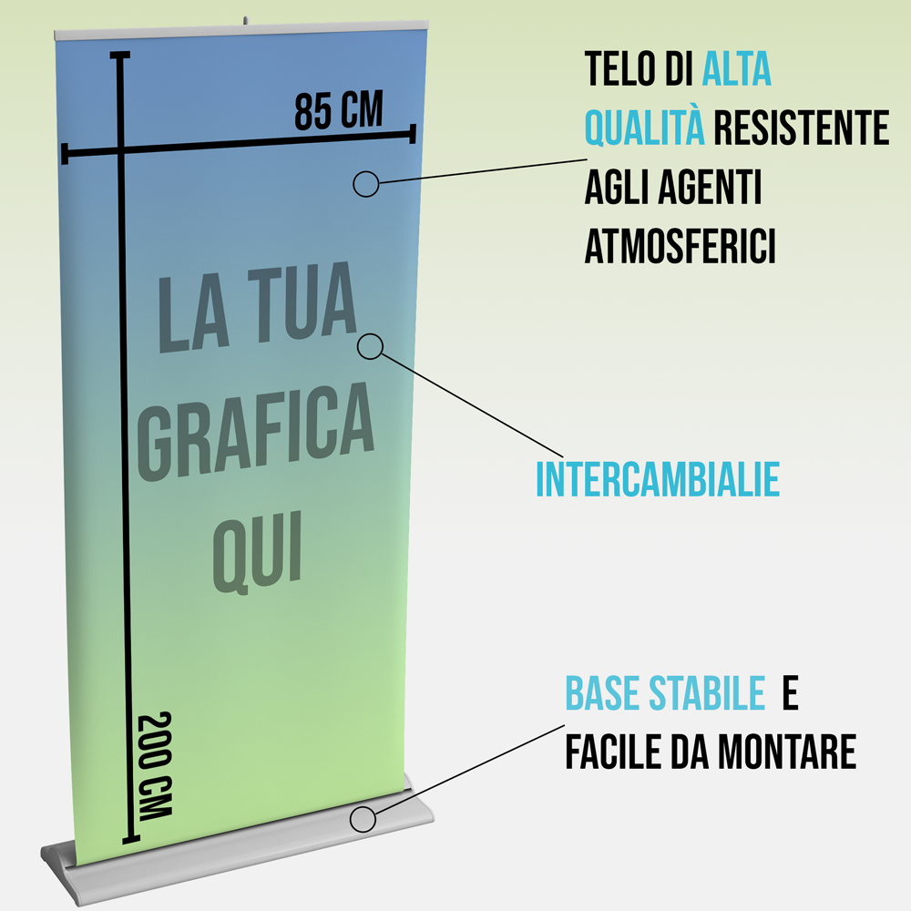 Roll up deluxe 85x200 - Image 2